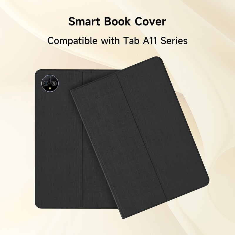 Smart Book Cover Pu Leather Case For Tab A11 Pro(Grey) - Image 5