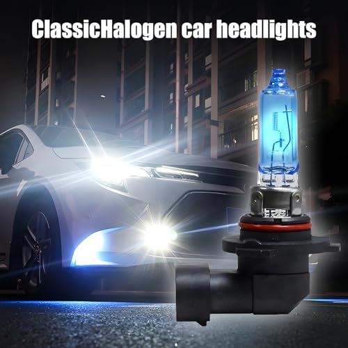 Flygun 2 PCS 9006 Car Halogen Bulbs Ultra White Light Bulbs 12V 100W Front Fog Light Bulb Super Bright High Beam Low Beam Bulb Auto Lights Universal for Most Cars Trucks SUVs White - Image 5