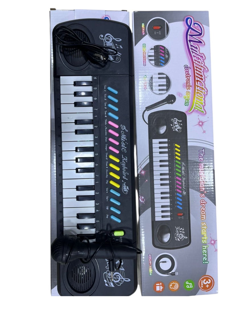 Electric Piano for Kids, 31 Electronic Keyboard with Microphone - Image 1