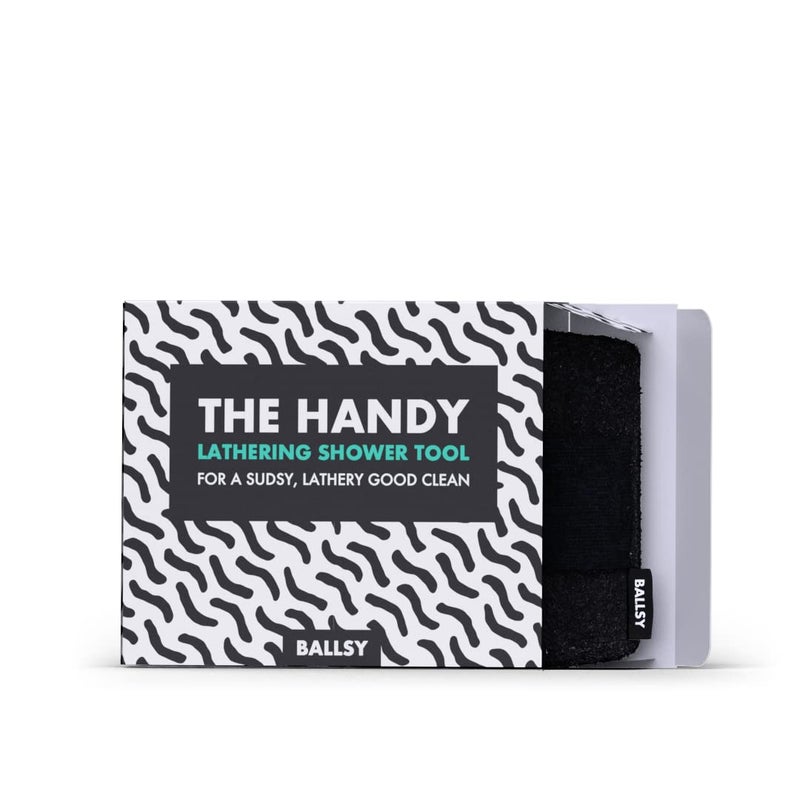 Ballsy Handy Shower Tool - Sponge for Generating Extra Suds, with Gently Exfoliating Design - Image 2