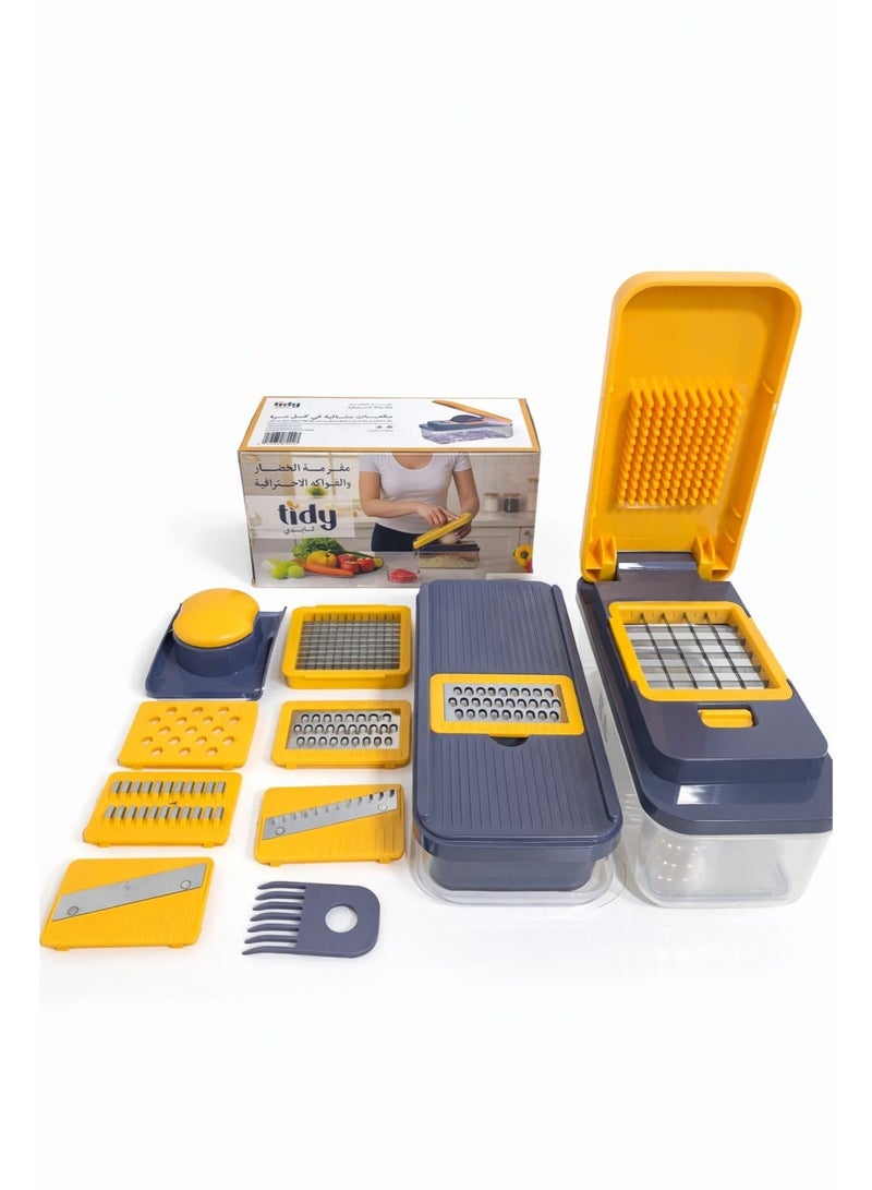 تيدي قطّاعة خضروات وفواكه متعددة الاستخدامات 13 في 1 من تايدي - Image 1