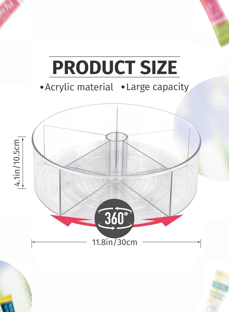 GGOOT Rotating Storage Organizer(11.8*4.1) 360° Cosmetic rotating storage rack,Drink Mixes/Drink Packet/Water Packet/Water Flavor Packet Organizer Lazy Susan Organizer for Drink Mixes Necessities in Desktop,Cabinets,Shelves, or Countertop organization - Image 3