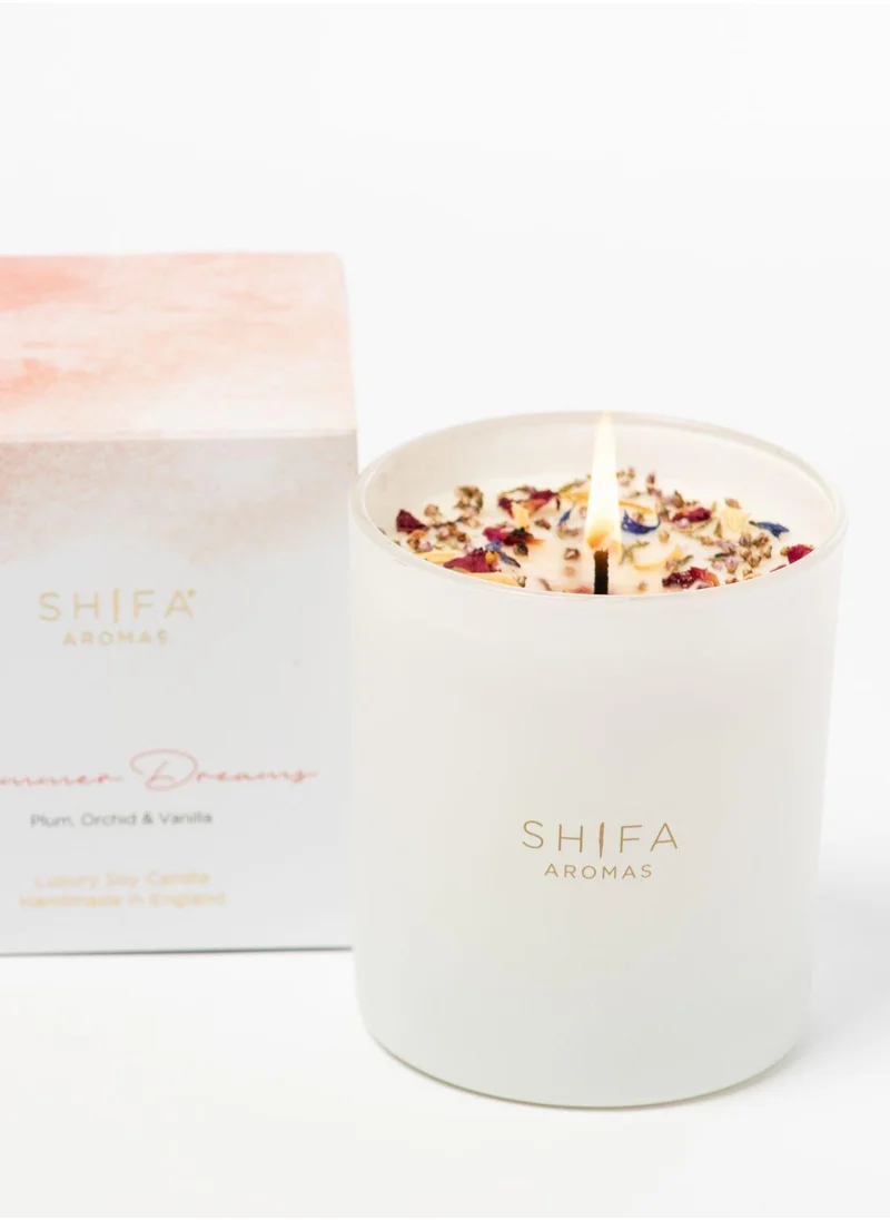 Shifa Aromas 30cl Glass Candle - Summer Dreams