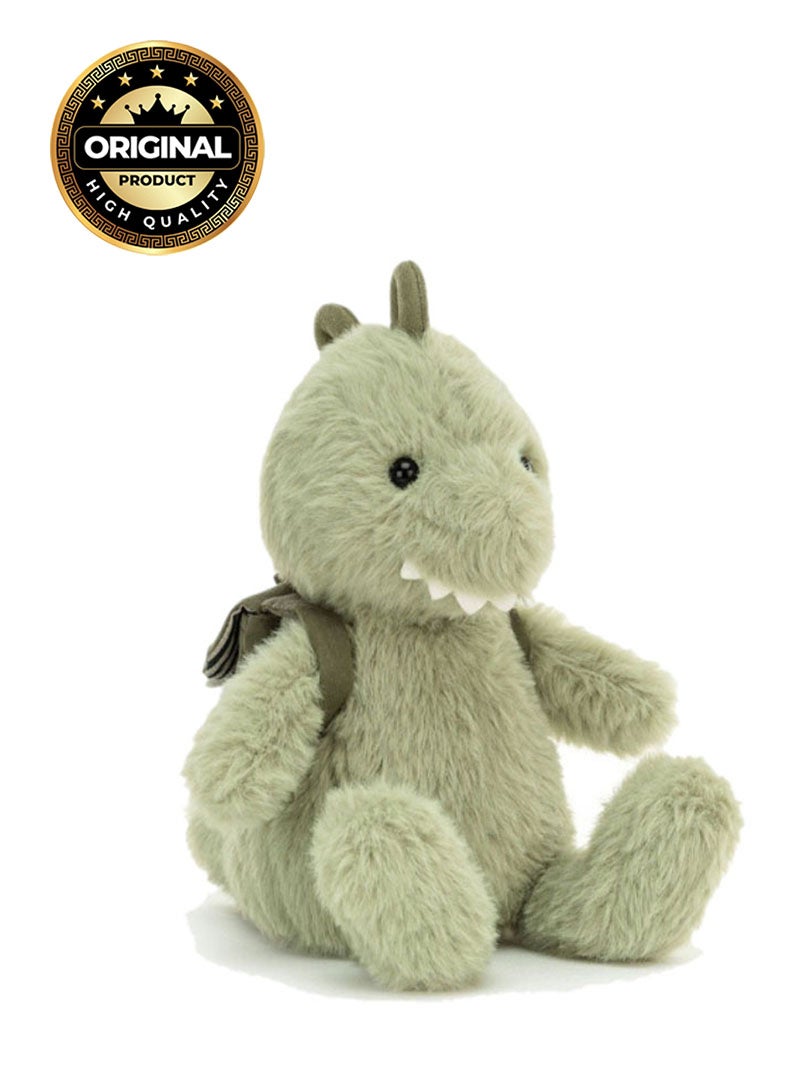 Jellycat Backpack Dino  Plush – Soft Stuffed Toy with Cordy Legs, Cute Valentine’s Gift for Kids & Adults, Collectible Jellycat, 17cm - Image 1