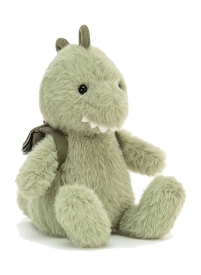 Jellycat Backpack Dino Plush – Soft Stuffed Toy with Cordy Legs, Cute Valentine’s Gift for Kids & Adults, Collectible Jellycat, 17cm - Image 1