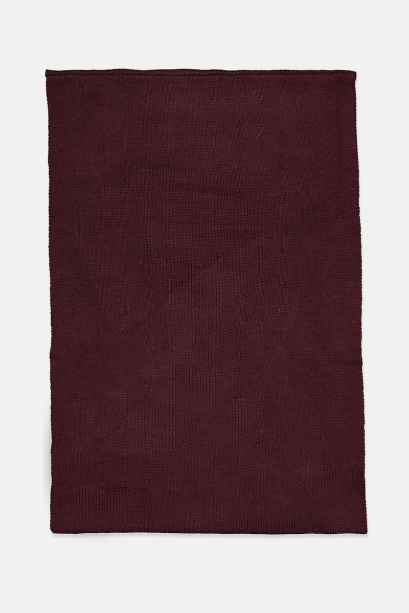 IKKS Kids Girl Knitted Scarf 53 x 16 W cm, Port