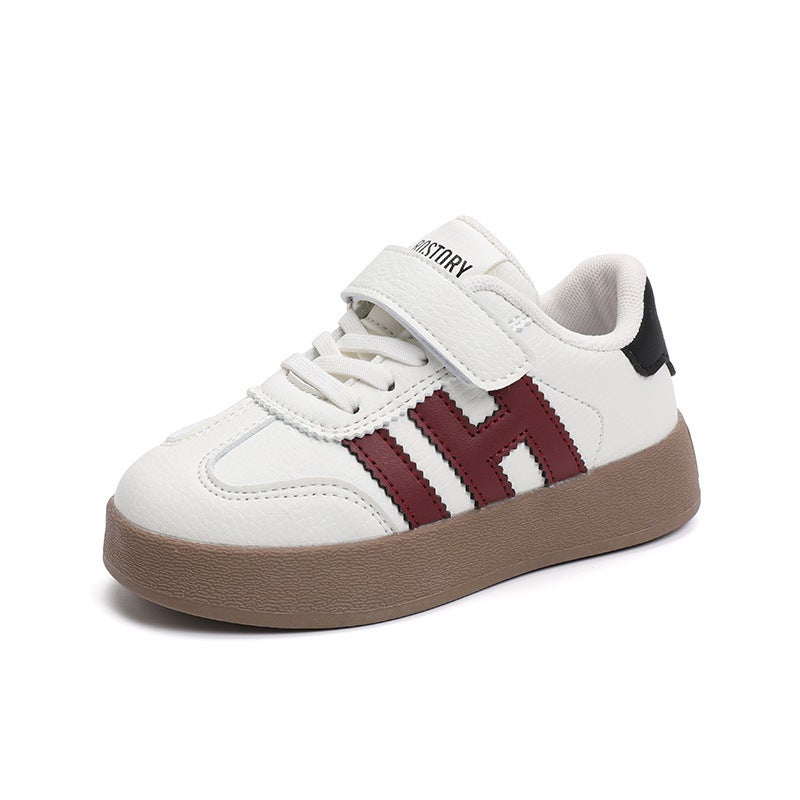 Girls' Board Shoes 2024 New Children'S Soft Sole White Shoes Large Children'S Fashion Casual Shoes For Boys Sneaker - Image 1