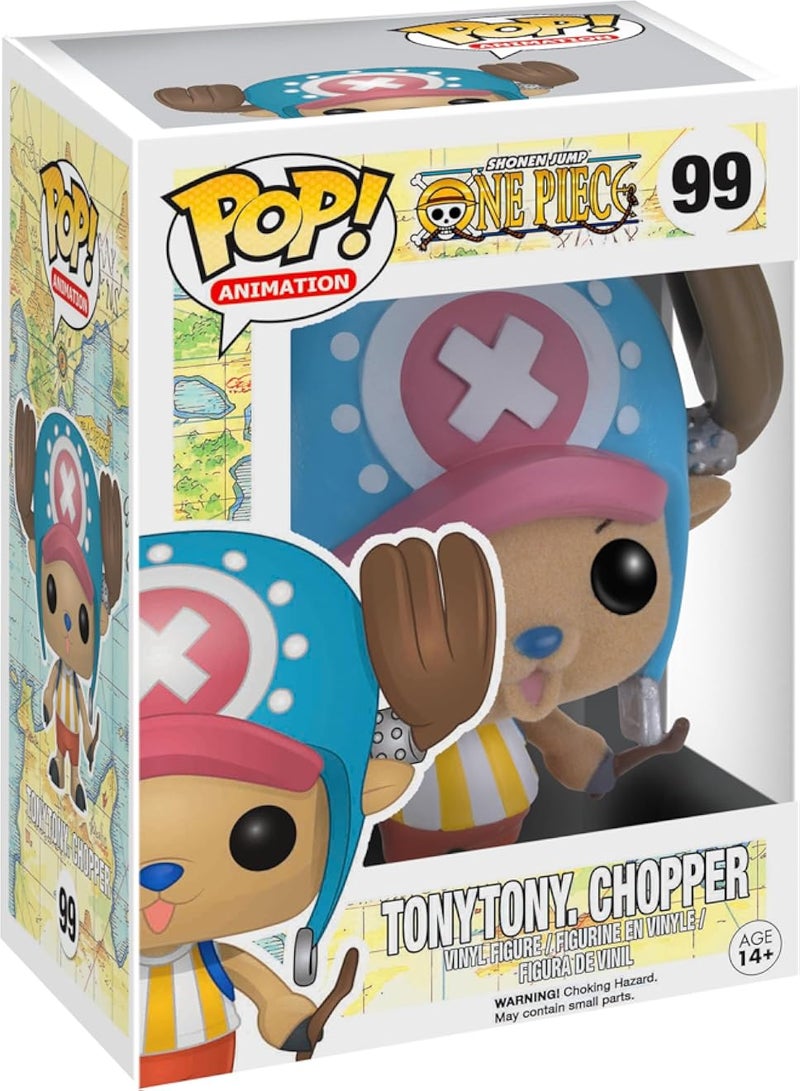 Funko Pop Vinyl , One Piece , Tony Tony Chopper , Flocked, Collectible Vinyl Figure, Gift Idea, Official Merchandise, Toys for Children and Adults, Anime Fans