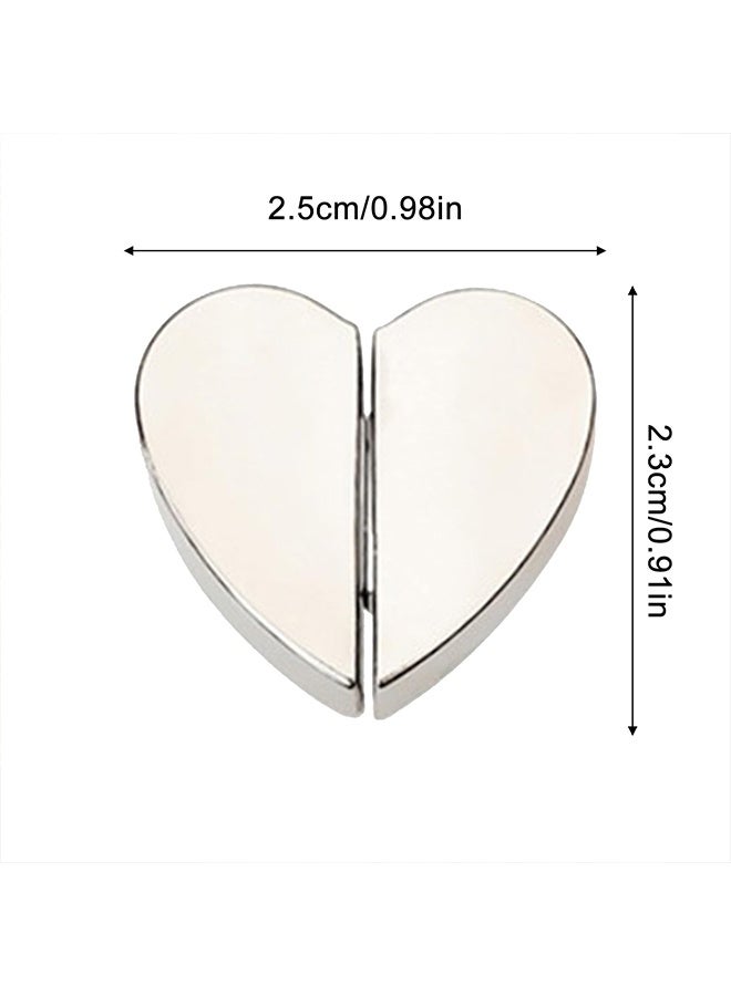 2 Pairs Curtain Magnetic Closure, Strong Hold Magnetic Curtain Clips, Silver Curtain Holdback Buckle, Prevent Light Leaks, Pins for Curtains, Home, Bedroom, Keeps Curtain Closed - Image 3