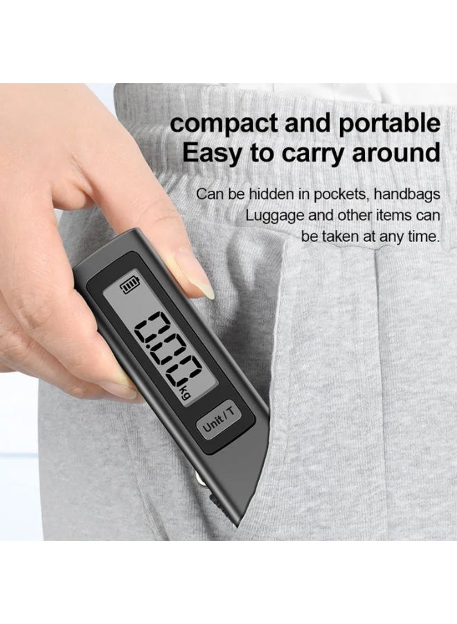 Battery-Free Self Powered Digital Luggage Scale Pro HYE1510, 50kg Portable Travel Baggage Weighing Scale, High Precision LCD Display, No Battery Required, Lightweight Suitcase Weight Scale - Image 3