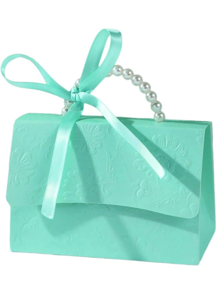 علبة هدايا الزفاف قابلة لاعاده التصميم من 5 قطع - اخضر فاتح - Image 2