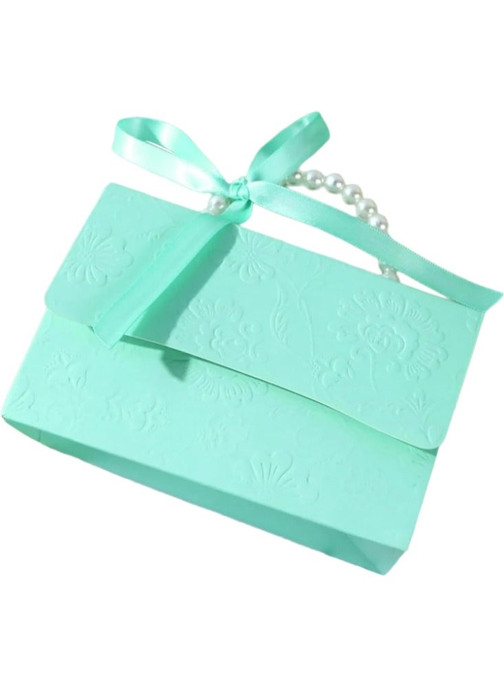علبة هدايا الزفاف قابلة لاعاده التصميم من 5 قطع - اخضر فاتح - Image 3