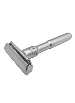 WAOKN Safety Razor with Zinc Alloy Handle, Zero Waste Reusable Razor for Men, Metal Handle Safety Razor with Weighted Handle and 5 Double Edge Razor Blade, Perfect for Coarse Beard  - Image 5
