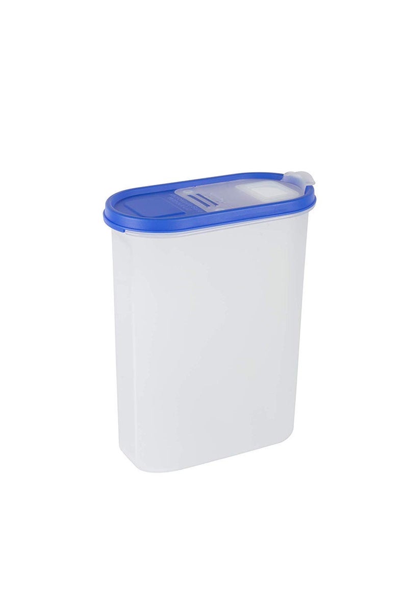 Cutting EDGE Fliptop BPAFree Kitchen Storage Container and Dispenser Set for Rice Dal Atta Flour Cereals Snacks Stackable 2400ml 10 Cup80 Oz Peppy Blue Set of 6 - Image 5