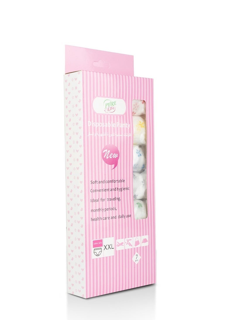 بيور لايف سروال بيور لايف النسائي القابل للاستخدام مرة واحدة مقاس 2XL – ناعم، مريح، وآمن - Image 1