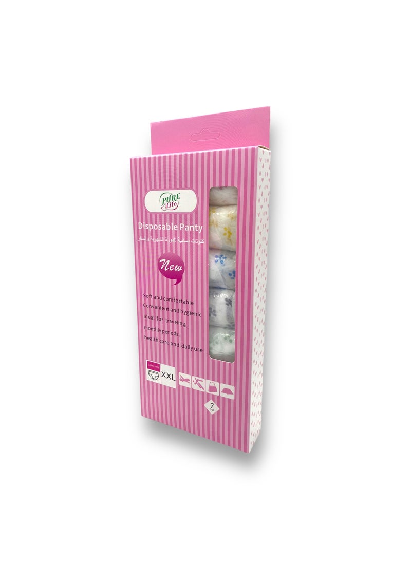 purelife Pure Life Disposable Panty 2XL – Soft, Comfortable, and Secure Disposable Underwear for Women  - Image 1