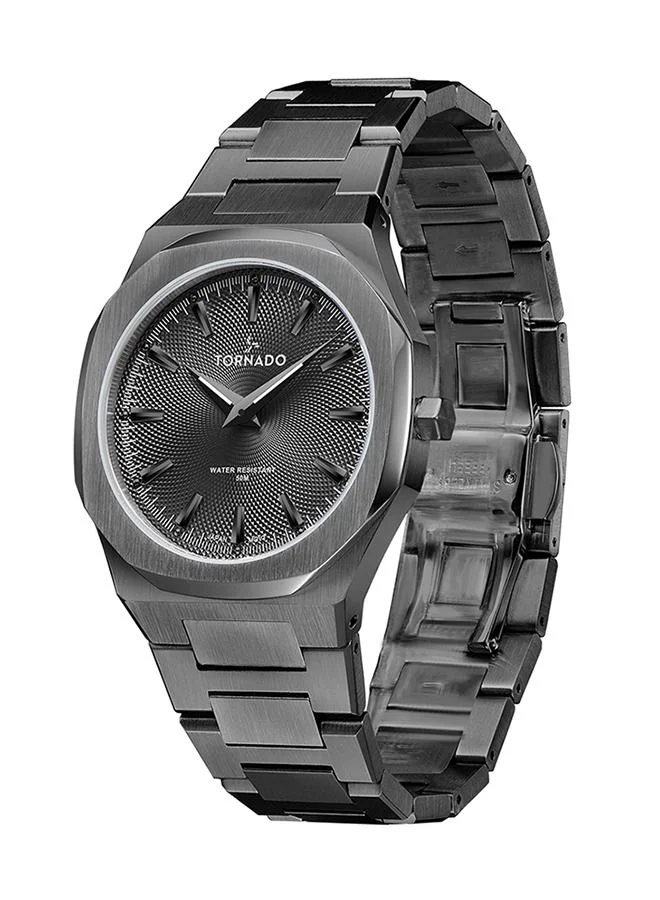 TORNADO Analog Grey Dial Watch - T21003-XBXX - 40mm