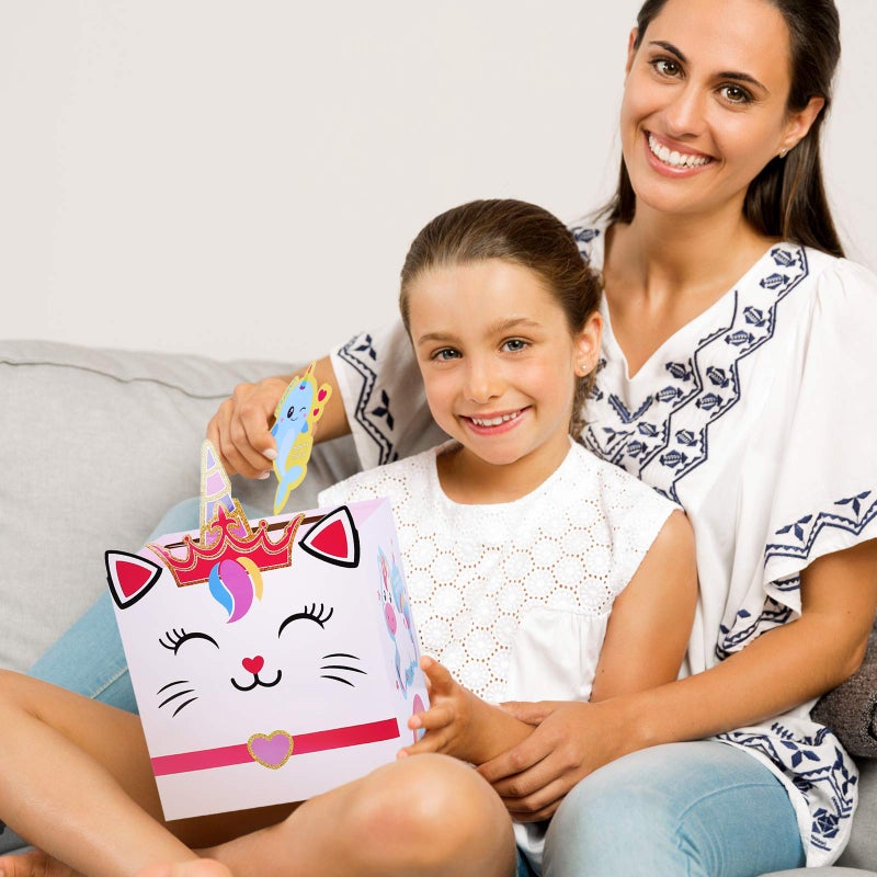 BAODLON Valentine Boxes for Kids - Unicorn Valentine Day Cards for Kids School Classroom Party Favor Boys Girls Gifts Exchange & Greeting, Include 1 Mailbox, 32 Valentine Cards, 1 Teacher Card - Image 4
