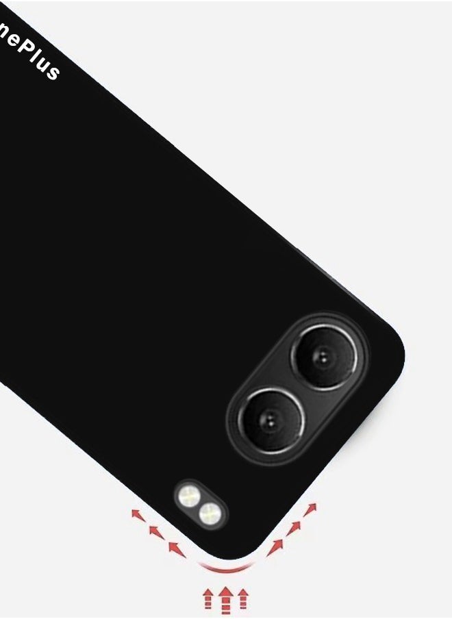 الضفدع الحقيقي - غطاء حماية واقٍ لهاتف OnePlus Nord 4 5G باللون الأسود، مصنوع من مواد مطورة صديقة للبيئة وغير ضارة - Image 1