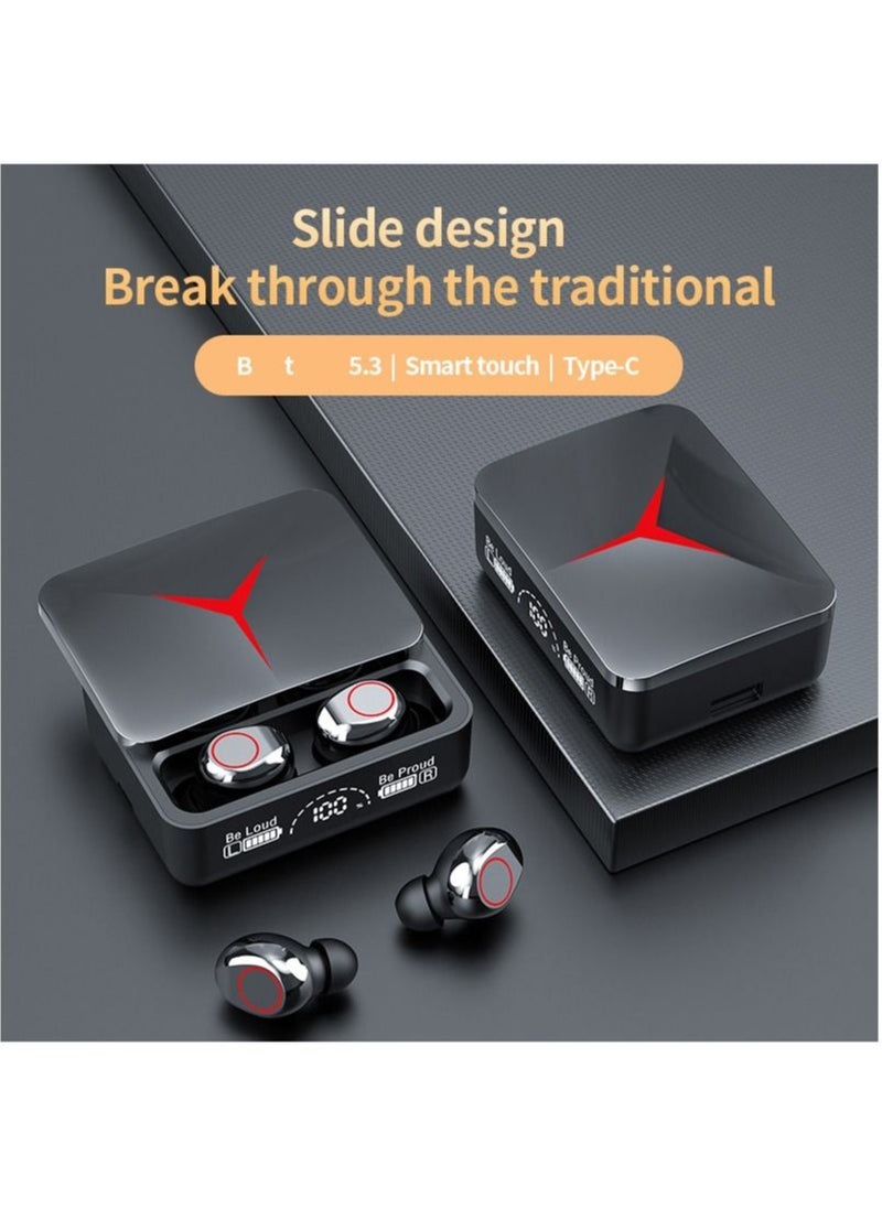 Raxoom - M90 Pro TWS Gaming Earphones Wireless Stereo Earbuds Noise Reduction LED Digital Display Mini Sports Headset - Image 1