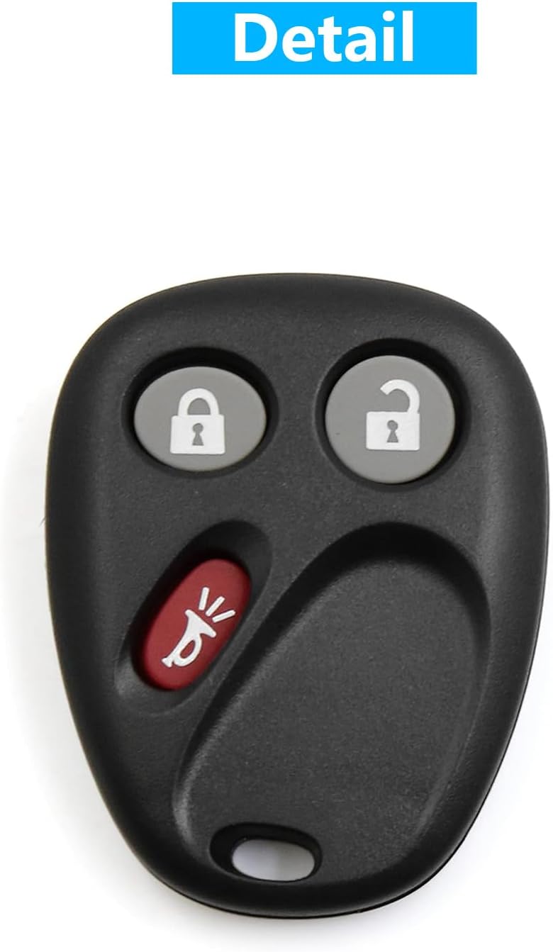 Loomyar LHJ011 315 Mhz 3 Button Keyless Entry Remote Key Fob for Cadillac for Chevrolet Suburban Silverado Tahoe for GMC Sierra Yukon 21997127 15186200 15186201 15132197 15132198 10377295 22730827 15186203 - Image 5