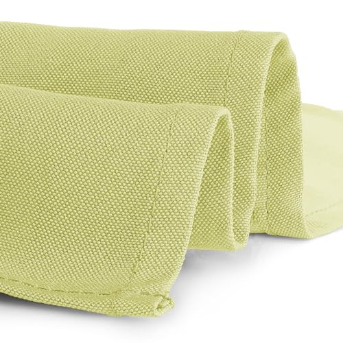Gee Di Moda Square Tablecloth - 70 x 70 Inch Yellow Table Cloth for Medium Square or Round Tables - Heavy Duty Washable Fabric - for Buffet Table, Holiday Party, Dinner, Wedding & Baby Shower - Image 3