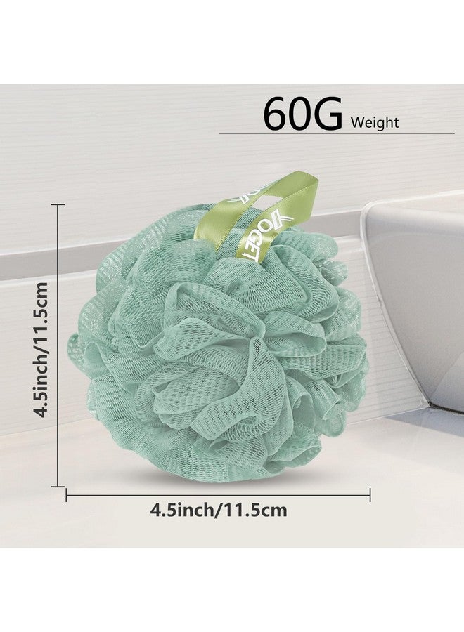 YOGET 4 Pack Shower Loofah Sponge, 60G Bath Sponge,Exfoliate, Cleanse, Soothe Skin - Image 2