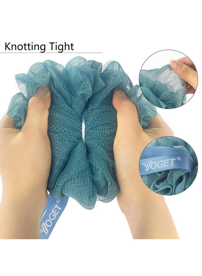 YOGET 4 Pack Shower Loofah Sponge, 60G Bath Sponge,Exfoliate, Cleanse, Soothe Skin - Image 5