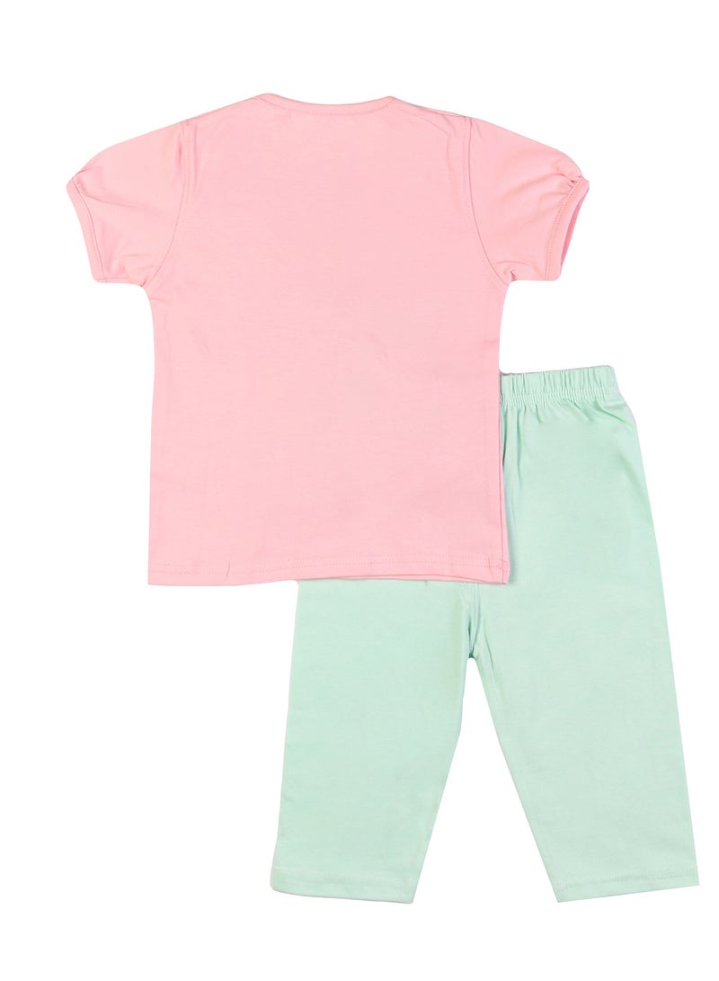 زيركون بيجامة بناتي صيفي - Image 3