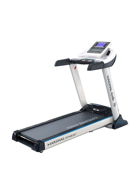 MF-APOLLO-1-AC LCD Display Auto Incline Low Noise 5 HP AC Motor Foldable Treadmill with Shock Absorption MP3 Bluetooth USB and Speaker For Home Use