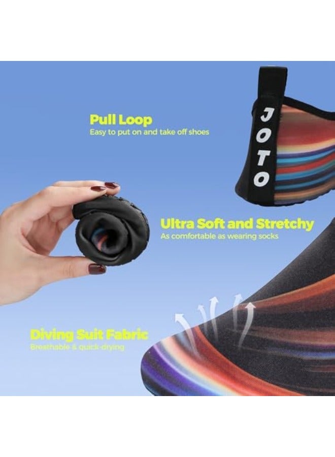 JOTO Barefoot Quick-Dry Water Shoes for Men, Women & Kids – Slip-On Aqua Socks for Swimming, Snorkeling, Surfing, Kayaking, Beach, Yoga & Water Sports - 38/39 EU - Image 4