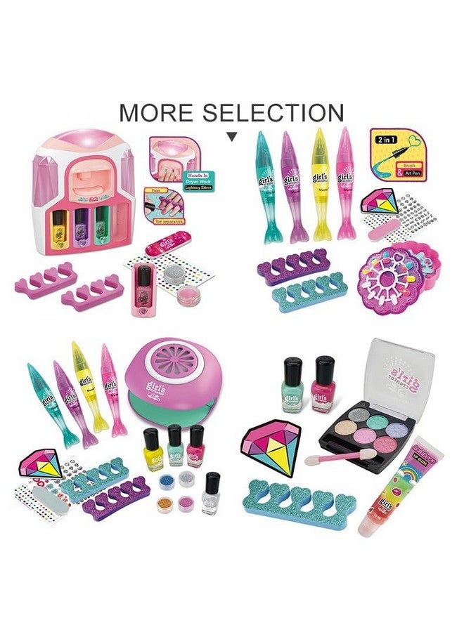 Ixora Nail Art Studio, Nail Salon Glitter Set, salon game at home and throw a mani Glitter Accents Nail Art Pens Paint & Sketch with Multiple Colours & Designs - Image 2