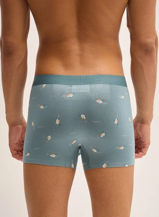 THE BEAR HOUSE Men’s Boxers (Pack of 3) – Soft Modal Boxer Shorts with Stretchable Waistband, Breathable and Comfortable Underwear for Daily Use