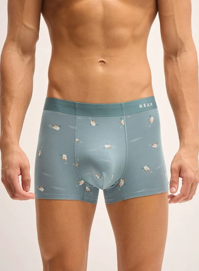THE BEAR HOUSE Men’s Boxers (Pack of 3) – Soft Modal Boxer Shorts with Stretchable Waistband, Breathable and Comfortable Underwear for Daily Use