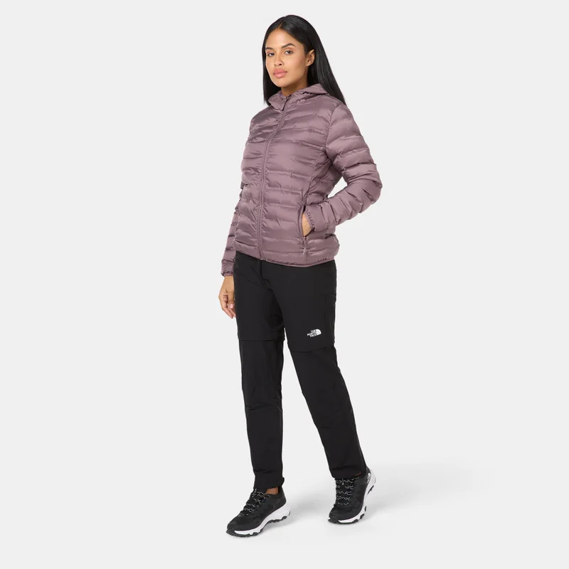 Sun And Sand Sports Pink Women's Hooded Puffer Jacket for Women | Best Price UAE