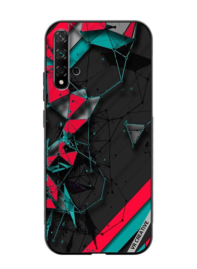 VR CREATIVE Protective Case Cover For Huawei Nova 5T Tech Pattern Design Multicolour - Image 1