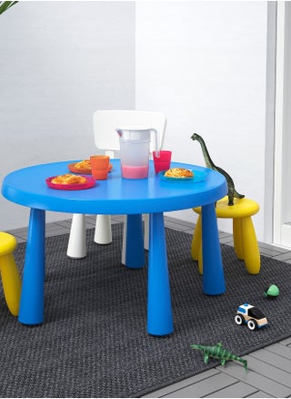Children's table, made of durable polypropylene plastic, withstands rough play and is easy to clean, suitable for use in indoor and outdoor places, diameter 85 cm - pzsku/ZB855EC06CC46DDACFDBAZ/45/_/1723252002/f2c06d56-a1df-46d8-903e-cbcddd79d7e0