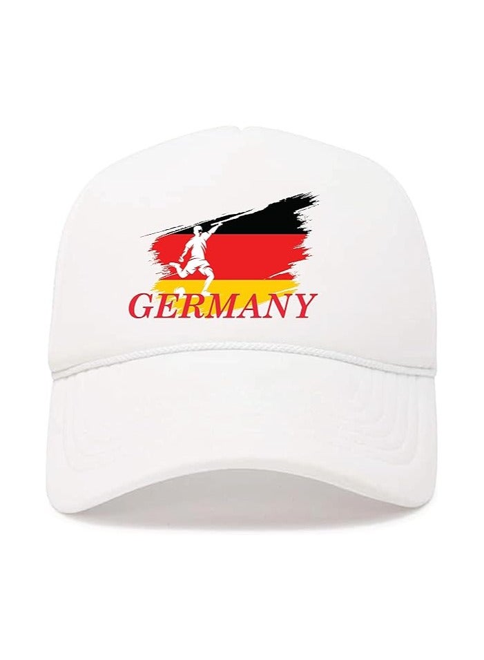قبعة رياضية ألمانية مع قفل بلاستيكي قابل للتعديل للرجال والنساء - Image 1