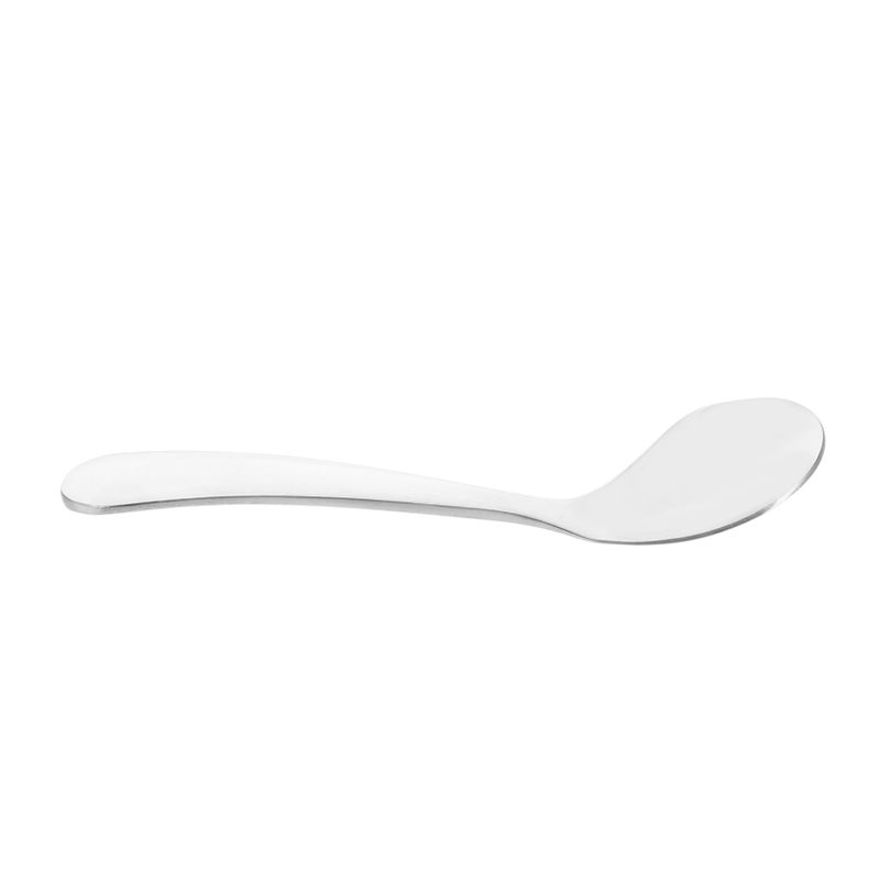 Stainless Steel Angled Baby Spoon Cutlery Set for Self Feeding Training Lightweight - Image 2