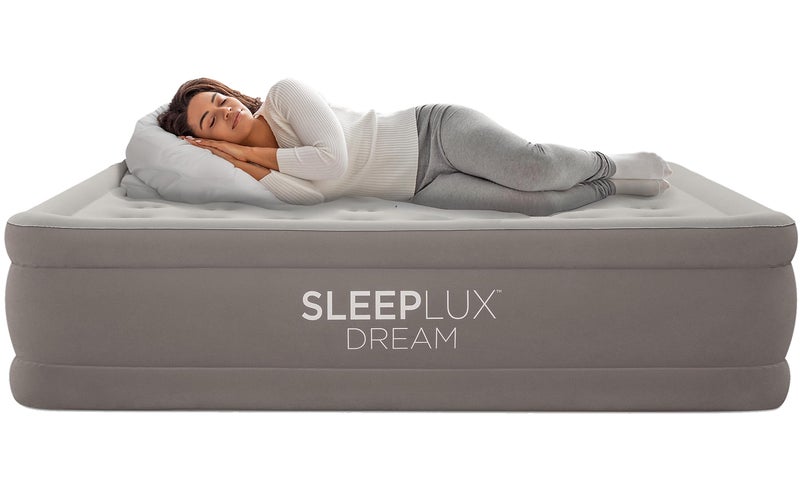 SLEEPLUX Dream Luxury Twin Air Mattress Builtin Dual Pump Stays Inflated All Night 18 DoubleHigh BlowUp Airbed with Coil Beams for Guests RV Camping Home 1Year Warranty - Image 2