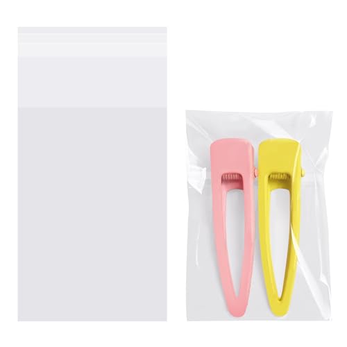 Morepack Self Sealing Cellophane Bags Self Adhesive,2x3 Inches Clear Resealable Cellophane Bags 200Pieces (Mini Size) - Image 1