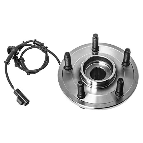 AUQDD Front Wheel Hub and Bearing Assembly Left or Right Compatible 2002-2005 Dodge Ram 1500 AUQDD 515073 [ 5 Lug W/ABS 4WD 4x4 ] - Image 5