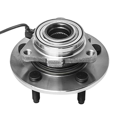 AUQDD Front Wheel Hub and Bearing Assembly Left or Right Compatible 2002-2005 Dodge Ram 1500 AUQDD 515073 [ 5 Lug W/ABS 4WD 4x4 ] - Image 1