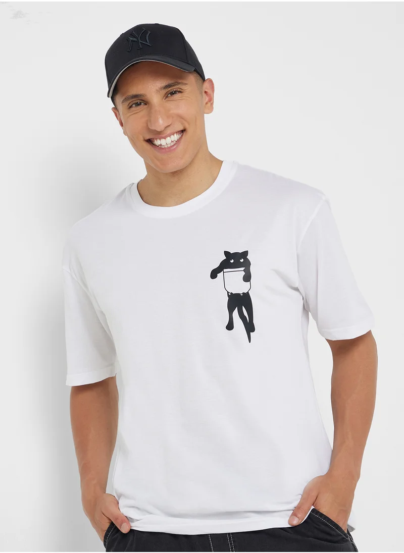 Seventy Five Oversized Crew Neck T-Shirt