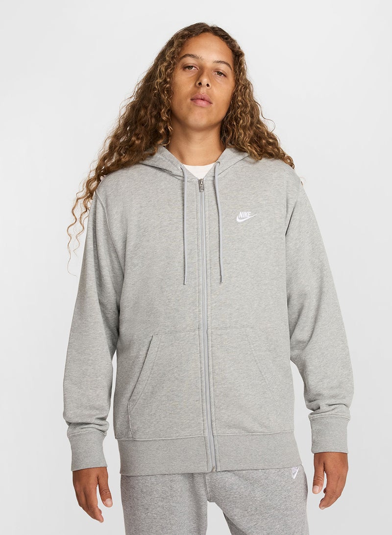 Nike Club Fleece Full-Zip Hoodie - Image 1
