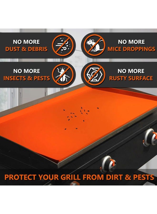 Protebox 22" Silicone Griddle Mat for Blackstone 22 Inch Griddle, Heavy Duty Food Grade Silicone Griddle Cover, Protect Your Griddle from Dirt & Rust All Year Round - Image 3