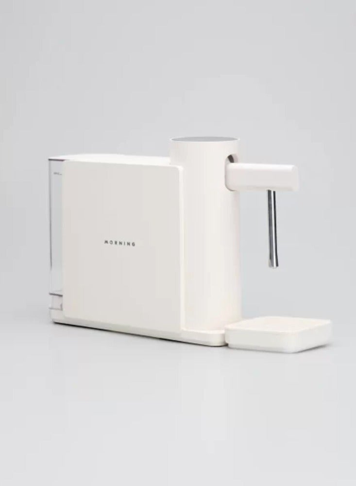 MORNING Dream Milk Frothing Machine, Cafe-quality Steam Milk, Preset Milk Recipes, Laser Precision, AC 230V - White - Image 1