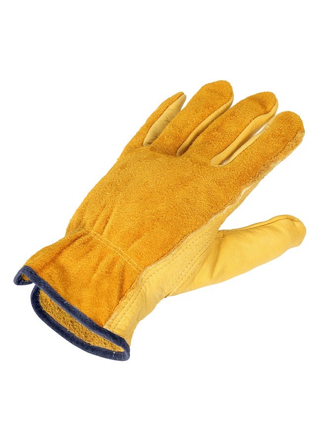 NIBEMINENT Non Slip Safety Worker Gardening Gloves Yellow 0.5x0.5x32cm - Image 1