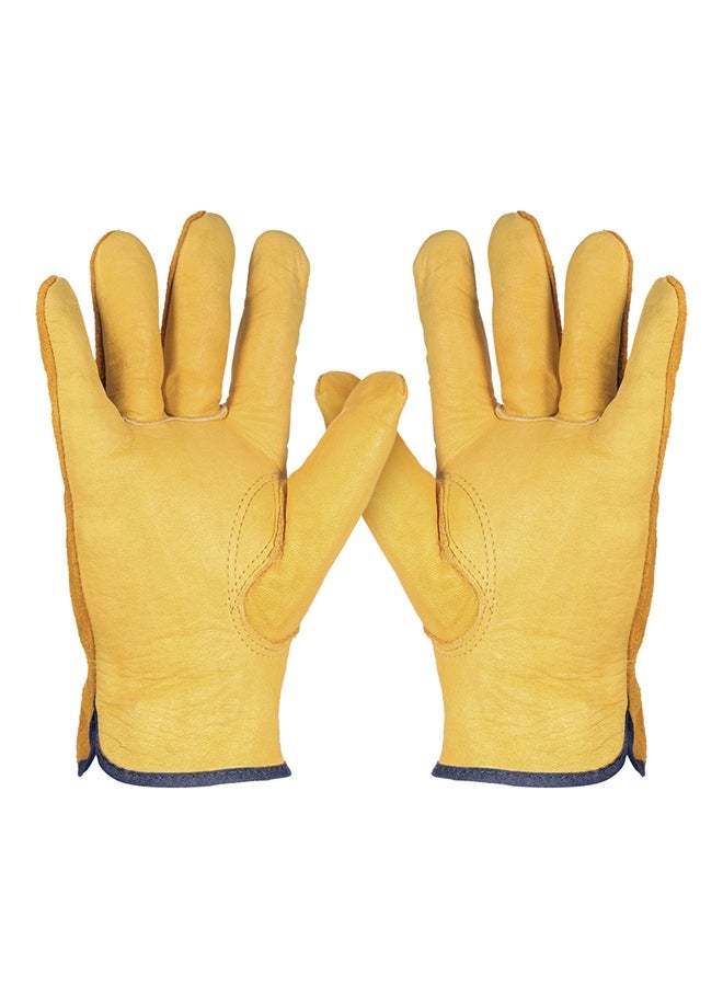 NIBEMINENT Non Slip Safety Worker Gardening Gloves Yellow 0.5x0.5x32cm - Image 2