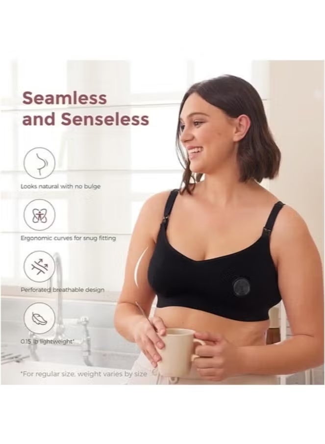 925 Silver Nursing Cups Original Perforated Breathable Design, 920 Silver Nipple Cover for Breastfeeding Essential, Silver Nipple Shield for Nursing Newborn, Metal Nipple Shields, Regular Size - Image 2